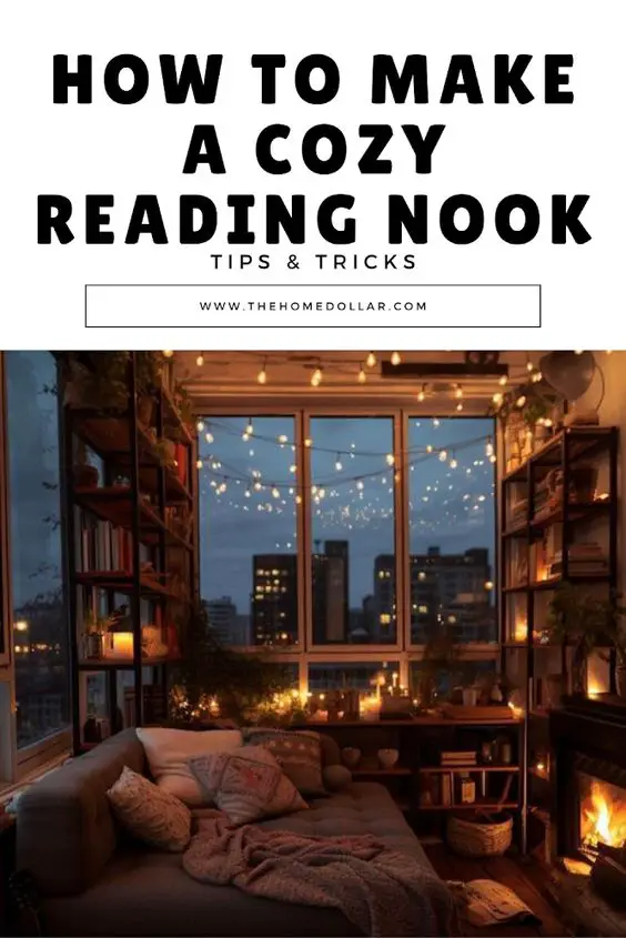 how to make a cozy reading nook