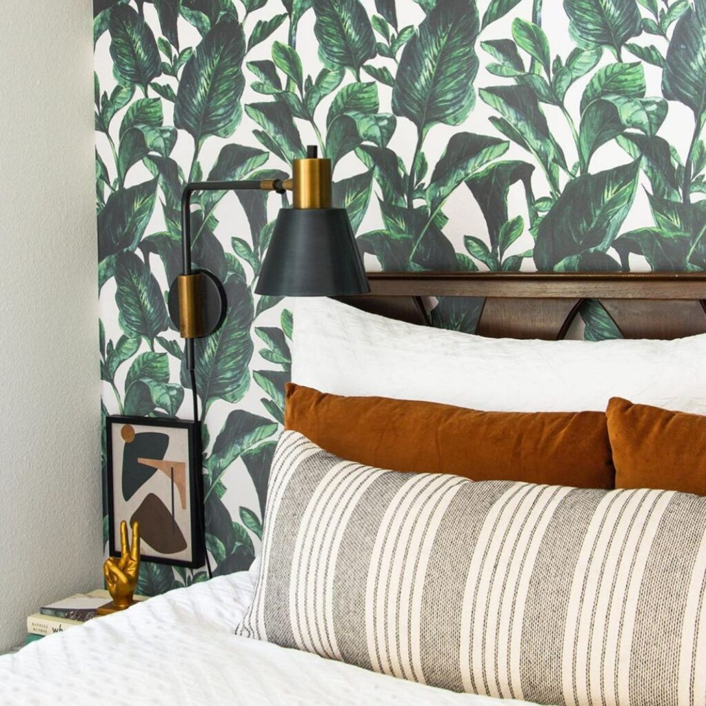 how to make your bedroom feel tropical for summer