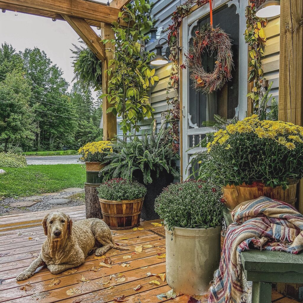 fall porch designs