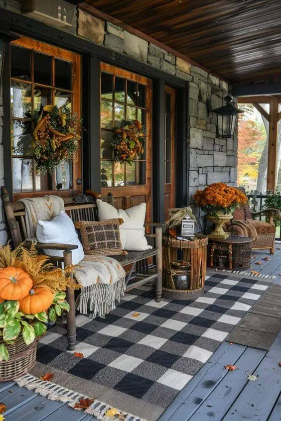 fall porch designs